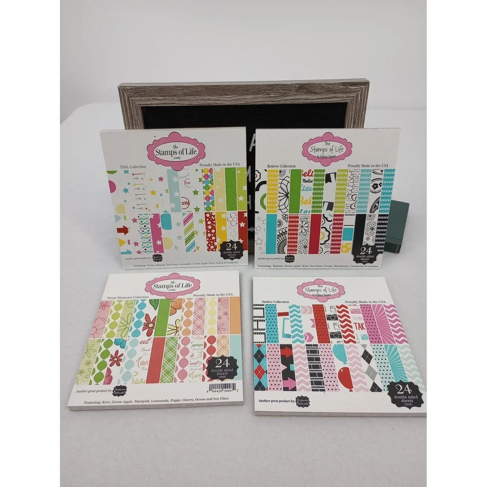 The Stamps of Life Paper Pad Sets Double Sided 6x6 4pk